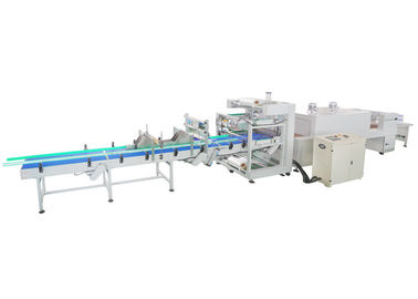 8-15 pack / min Automatic Shrink Wrapper, PLC Control Bottling Water Filling Line