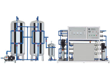 2000LPH RO Purifier Water Treatment Equipment Tangki Stainless Steel Dengan Kuarsa Dan Karbon