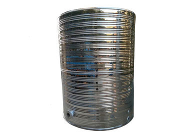Tangki Penyimpanan Air Bentuk Silinder, Tangki Air Stainless Steel Vertikal